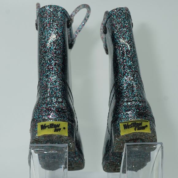 Western Chief Glitter Rain Boots - Size 9 - Excellent - Picture 4 of 6